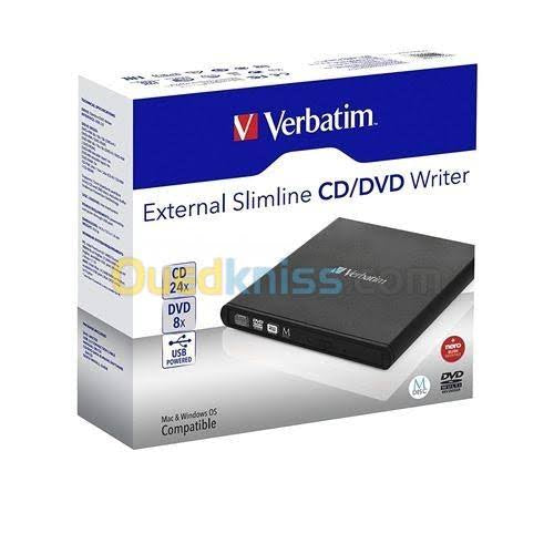 Lecteur graveur DVD externe 3.0 Verbatim – ELFAROUK INFORMATIQUE